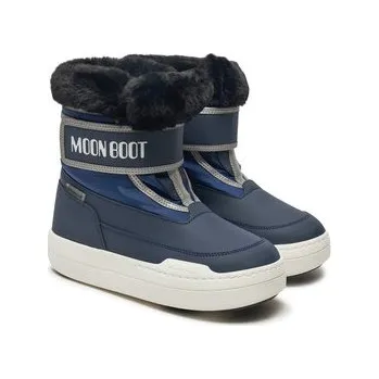 Dívčí obuv Sněhule Moon Boot Junior Park Strap 80D3440030 Tmavomodrá 36