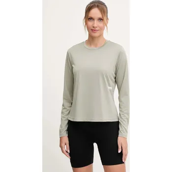 Pánské tričko Tréninkové tričko s dlouhým rukávem Hummel 229984 zelená 97X, vel. M