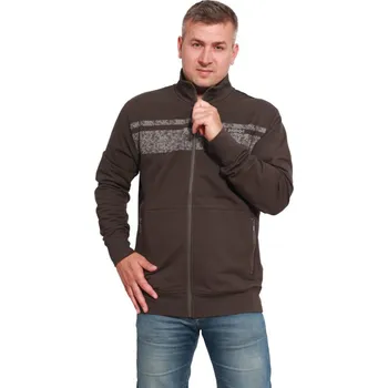 Pánská mikina Mikina BRACH tm.hnědá XXL