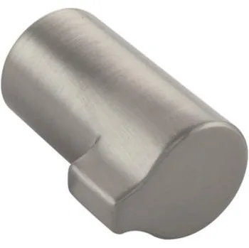 Nábytková knopka Scope o 16, výška 20, hloubka 30 mm zinkový odlitek nerez efekt