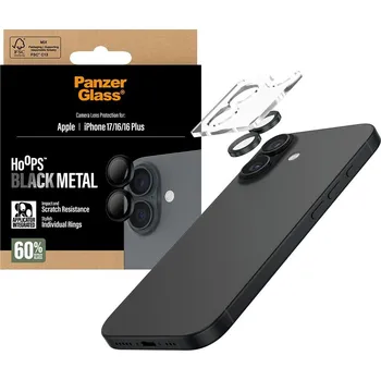 Pouzdro na mobilní telefon PanzerGlass Hoops Apple iPhone 17/16/16 Plus černé PG55024