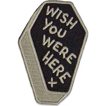 NÁŠIVKA THE DUDES Wish You Where Here Pa - černá + při osobním odběru 113 Kč