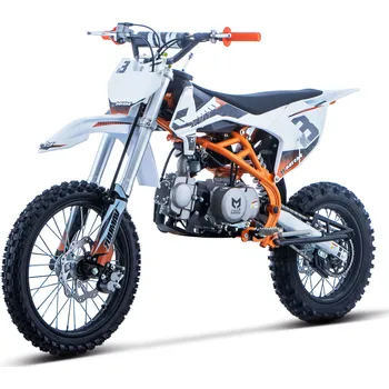 malá motorka Pitbike Zuumav K3 125ccm 17/14, řazení se spojkou, sedlo 84cm, oranžový
