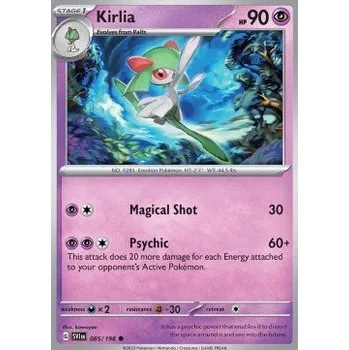 Karetní hra Pokémon SV1en 085/198 Kirlia- Scarlet & Violet Stav: Near Mint, Verze: REVERSE HOLO