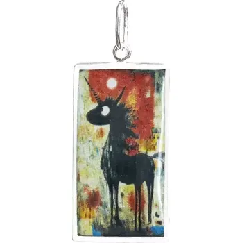 Přívěsek Jednorožec 3 Miniartion stříbro