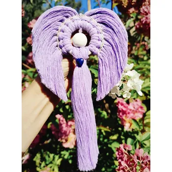 Strážce intuice (Anděl fialový se srdcem z lazuritu – talisman moudrosti, intuice a duševní rovnováhy)