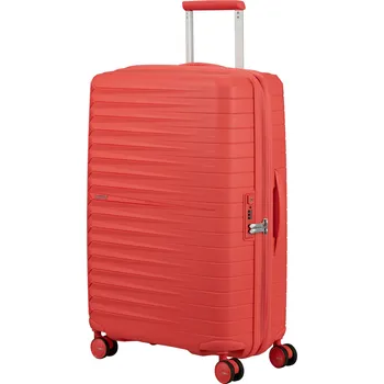 American Tourister FastForward Spinner 68m Červená Sunset Coral rozšiřitelný