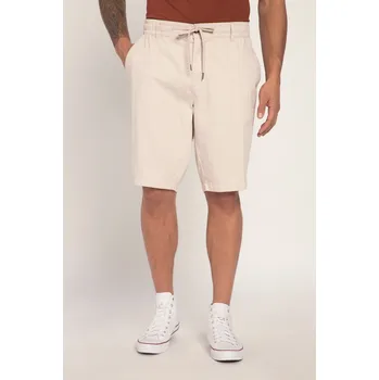 Dámské kalhoty JP1880, Plus size Bermudy, lněný vzhled, ležérní střih, elastický pas pro plnoštíhlé nadměrná velikost, 815197150-1455, žlutý, 6XL, Plus size oblečení, Oblečení pro vysoké muže, Nadměrné velikosti, Oblečení pro plnoštíhlé.