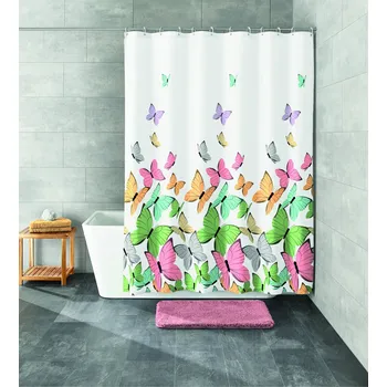 Sprchový závěs Kleine Wolke koupelnový závěs Butterflies - 120×200