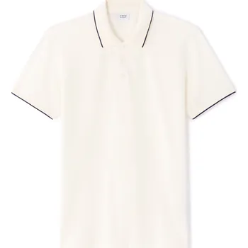 Pánské oblečení Celio Polo tičko Jetaim - Pánské Celio krémová 3335383