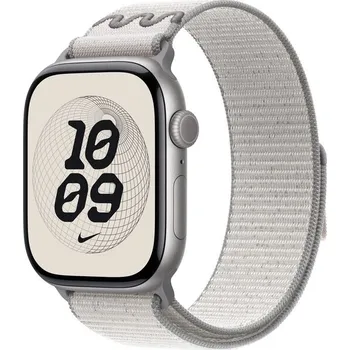 Chytré hodinky Apple Watch 49/46/45/44mm Veiled Grey provlékací sportovní řemínek Nike