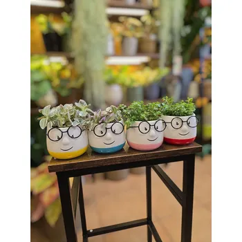 Keramický obal s brýlemi na pr. 6cm