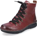 Zimní obuv Rieker 73356-35 zateplená vlnou bordó 36