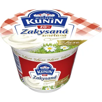 Mlékárna Kunín Zakysaná smetana De Luxe 20% 190 g