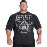 Gasp BRANCH & JOHNNIE IRON TEE WASHED BLACK – tričko Gasp seprané černé Velikost: XXL