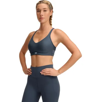 Dámské spodní prádlo Dámská sportovní podprsenka s výztuží Under Armour INFINITY LOW 2.0 BRA W šedá 1384126-044 - L D-DD | UK 13 | US 14