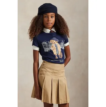 Pánská móda Dětské bavlněné tričko Polo Ralph Lauren 313979033001 námořnická modř 59X, vel. 136-142