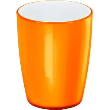 Držák na kartáček Kleine Wolke koupelnové doplňky Joker - kelímek, Orange