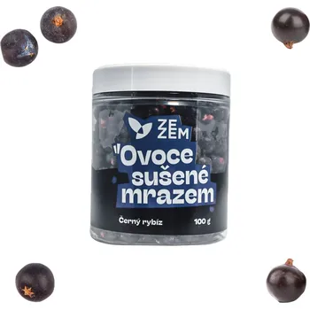 Sušené ovoce ZEZEM Černý rybíz sušený mrazem 100 g