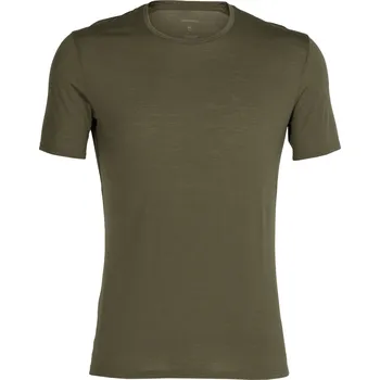 Pánské tričko pánské merino triko krátký rukáv ICEBREAKER Mens Anatomica SS Crewe, Loden velikost: M