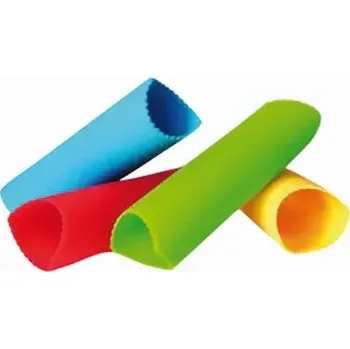 Kráječ na chleba Loupač na česnek 13 cm, silikon, barvy mix