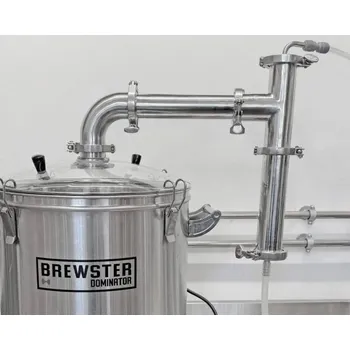 Výčepní technika Brewster Beacon Set 2" Tri-clamp kondenzátor páry s Hop Tub