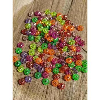 Korálek Plastové korálky ve tvaru dýně mix 20 ks