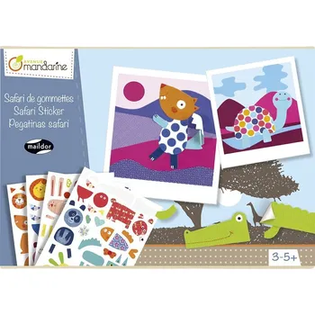 samolepka Avenue Mandarine Kreativní sada nalepování Safari