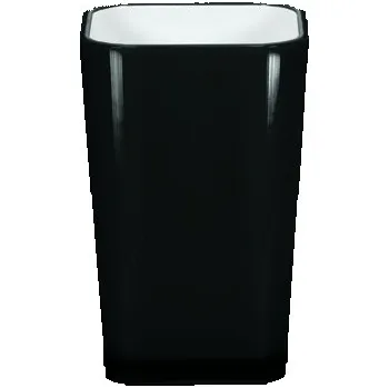 Držák na kartáček Kleine Wolke koupelnové doplňky Easy - Black, kelímek