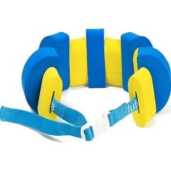 Plovací pás Tutee Plavecký pás 11 dílků, modro-žlutý