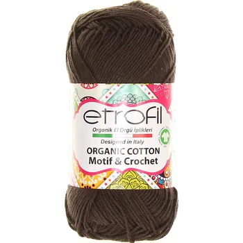 Příze Etrofil Organic Cotton hnědá EB063