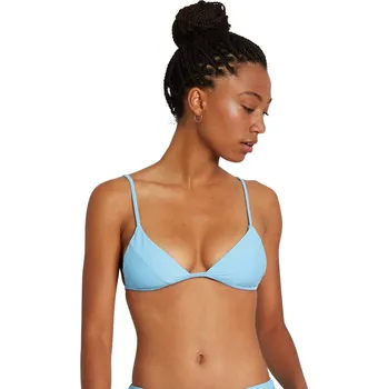 Dámské plavky VOLCOM plavky - Simply Solid Tri Coastal Blue (CBL)