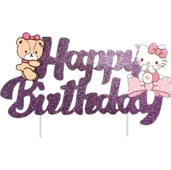 Balónek Zápich na dost Hello Kitty světle růžový