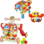 Lebula Chodítko odrážedlo na dětský stůl 4v1 růžové