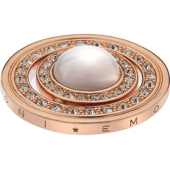 Přívěsek Přívěsek Hot Diamonds Emozioni Giorno e Notte Rose Gold Coin Rozměr 33 mm