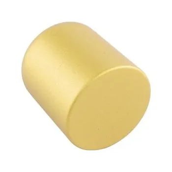 Nábytková knopka Mini R, o 25, hloubka 28 mm, zlatá mat lakovaná