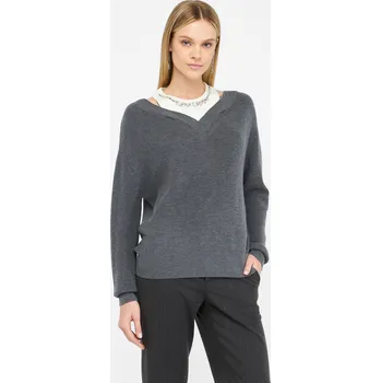 Dámský svetr LIU JO SVETR S KAMÍNKY MF5126 - 03738 Velikost: S