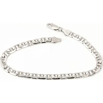 Náramek Pánský stříbrný náramek marina 22 cm 78129F + dárek zdarma