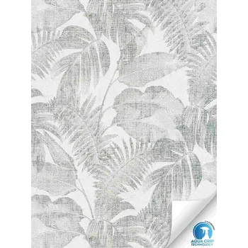 Tapeta A.S. Création | Vliesová samolepicí tapeta aktivovaná vodou WOW 78498-1 | 0,53 x 10,05 m | zelená, krémová + Zelená, krémová samolepicí vliesová tapeta Aqua Grip 784981 v rozměru 0,53 x 10,05 m