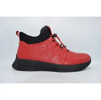Dámská zdravotní obuv PEON dámská kotníková obuv HB/0040-4 červená Velikost: 41