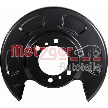 Brzdový kotouč Ochranný plech proti rozstřikování, brzdový kotouč METZGER 6115597