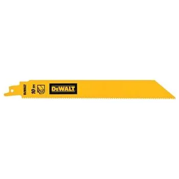 Pilový kotouč DeWALT DT90386 BIM 1 palcová vysoká čepel 228mm 10TPI 5PK, ocasky
