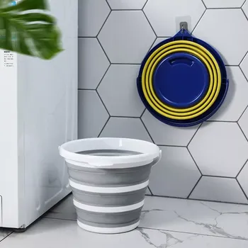 Skládací kbelík 10L šedý (KBE1)