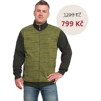 Pánská mikina Mikina BREJDEN tm.khaki XXXL