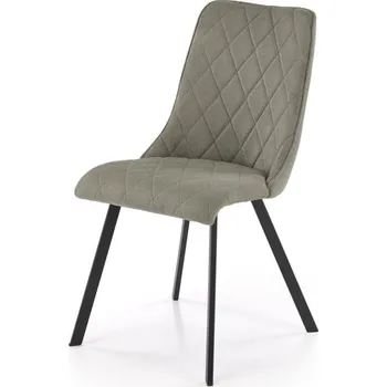 Jídelní židle Jídelní židle GINEVRA — kov, látka, více barev Olivová