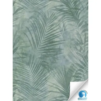 Tapeta A.S. Création | Vliesová samolepicí tapeta aktivovaná vodou WOW 78452-1 | 0,53 x 10,05 m | zelená + Zelená samolepicí vliesová tapeta Aqua Grip 784521 v rozměru 0,53 x 10,05 m