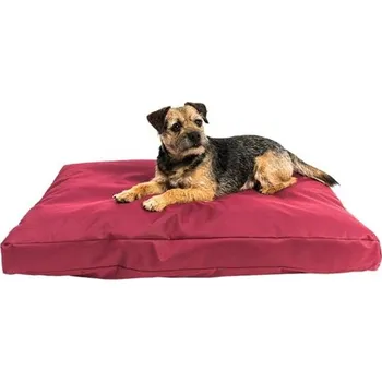 Pelíšek pro psa Samohýl Exclusive Matrace nylon Buffy vínová se zipem 90x60x10 cm