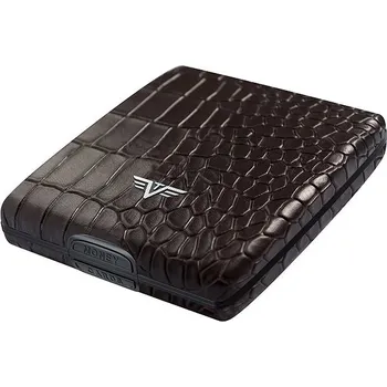 Peněženka Tru Virtu Money & Cards Beluga - leather Croco Brown