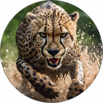 Jedlá dekorace na dort Jedlý papír Gepard 19,5cm - Pictu Hap