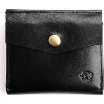 Peněženka Malá černá kožená peněženka DIVOKY BYK
